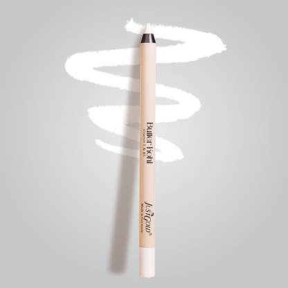 JUSTGOLD Butter Kohl Kajal Pencil Smudgeproof and Waterproof With Vitamin E & B5