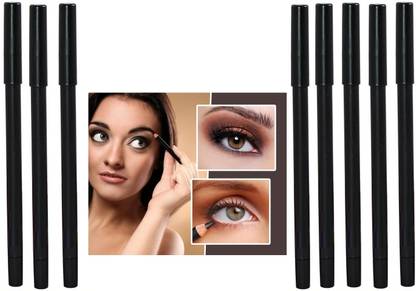 SEUNG Black Kajal Eyeliner, Waterproof, Smudge Proof, Highly Pigmented Pencil Kajal,