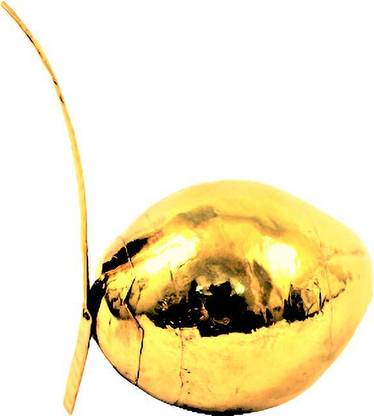 Shrinika Brass Coconut | Brass Pooja Nariyal | Pital Daab Brass Kalash