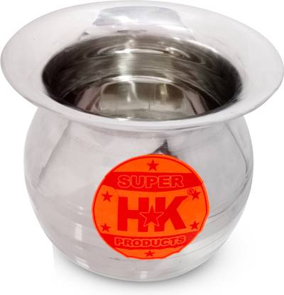 Super HK Super HK Stainless Steel Lassi Lota/Lassi Glossy Finish Ringer Design – 3.75 Ltr Steel Kalash