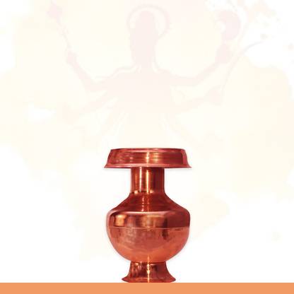 Shrinika Copper Puja Kalash | Copper Devi Ghot | Copper Pooja Lota Copper Kalash