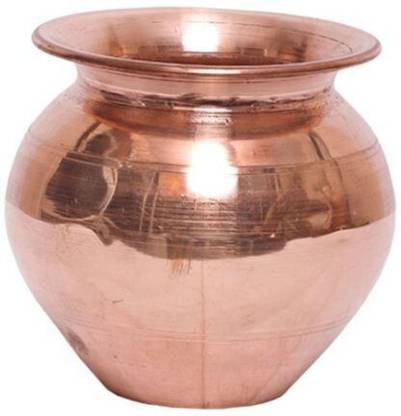 SBBCO Copper Plating Kalash Lota For Festival Puja/Worship Pooja Items Copper Kalash