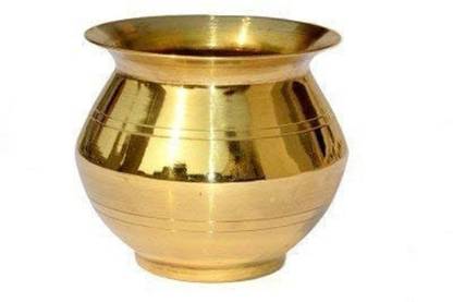 SBBCO Brass Lota Kalash/ Pooja Lota(Pitcher) Brass Kalash
