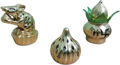 Bansal LED Modak/ Mushak/ Kalash Shape LED Light for Ganesh Chaturthi. Aluminium Kalash