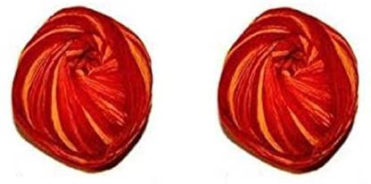याइक Cotton Pooja KALAVA HOLY Thread Hand DHAGA , Pooja Article - RED , Pack of 2 कॉटन कलश