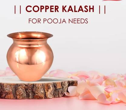 Moksh Spiritual Copper kalash Copper Kalash