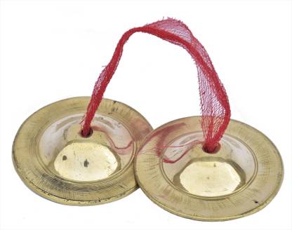 Real Craft Manjeera Pooja Bell Kartal Instrument Set of 1 Kartal Instrument