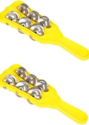 Vaasu online Combo of Plastic Manjira Hand Kartal for Bhajan, Kids Playing Cymbals,Pack of 2. Kartal Instrument