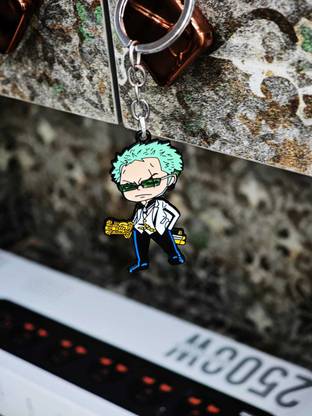 DANCraft One Piece - Zoro Chibi Metal Key Chain