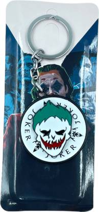 Fullkart Joker Smile Face Rotating keychain for Boys and Girls Key Chain