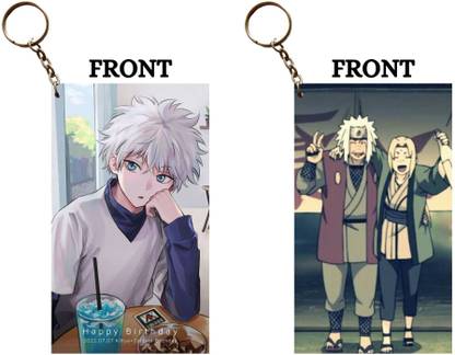 Hariyaali Enterprises LLP KILLUA SITTING X JIRAYA TSUNADE OTHER PLANS Unique Style 2 pcs Combo Key Chain
