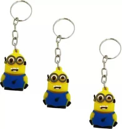 Ekaeki Collection Minion Cartoon Movie character rubber-Keychain Key Chain