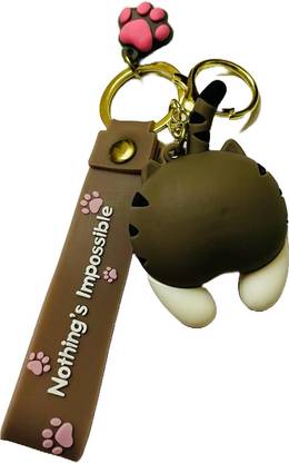 GKM Famous Cartoon Butt 3D pvc strap & hook keychain Key Chain