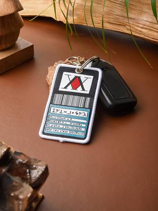 ComicSense Hunter x Hunter Anime Woven Keyring Hunter License Anime Keychain for Bag Car Key Chain