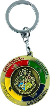 Shopeekendar Harry Potter Revolving, Rotating, Spinning Key Chain for Bike, Car, Cycle Key Chain