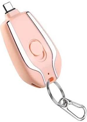 Shield plus 1500mAH Mini Power Emergencys Pod, Keychain Portable Charger for Type-C Key Chain