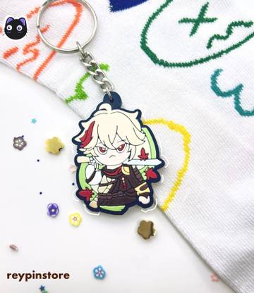 REYPINSTORE forever army silicone keychain demon slayer Key Chain