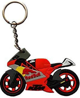 ShopTop Red Bull bike rubber key chain Key Chain
