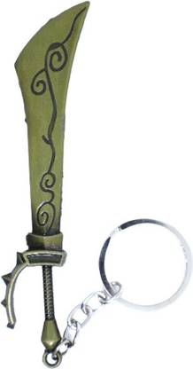 BIPS ENTERPRISES Dirilis Ertugrul Ghazi God Of War Sword Keychain for Bike Metal Iyi Key Chain