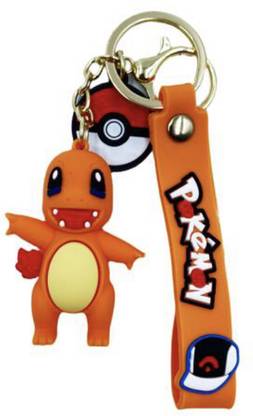 Shop Grab Famous Pokemon Charmander Cute 3D Keychain for Car with Hook for Pokemon Lovers Key Chain