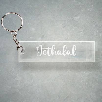 SY Gifts Jethalal T Name Keychain O1 301 Key Chain