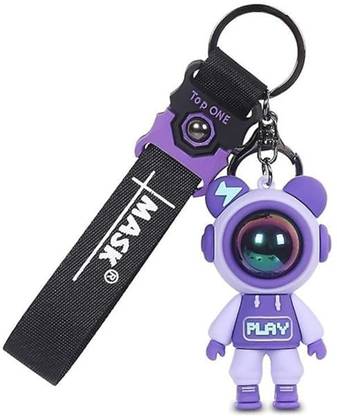 Ahaan enterprises Astronaut Keychain Pilot Bear Strap Keychain Keyrings Creative Cool Key Chain