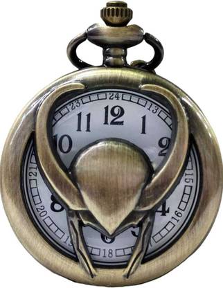 n v p Loki Helm Shaped Pocket Watch key chain Key Chain
