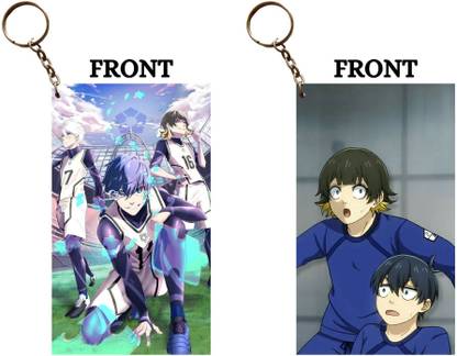Hariyaali Enterprises LLP Blue Lock ISAGI BACHIRA AND NAGI ARE A TEAM Unique Style 2 pcs Combo Key Chain