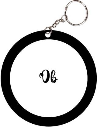 SY Gifts Ob Name Black Keychain Key Chain