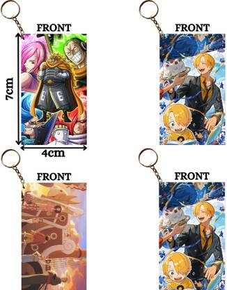 Hariyaali Enterprises LLP One Piece GERMA 66 SANJI CHILDHOOD Unique Style 4 pcs Combo Key Chain