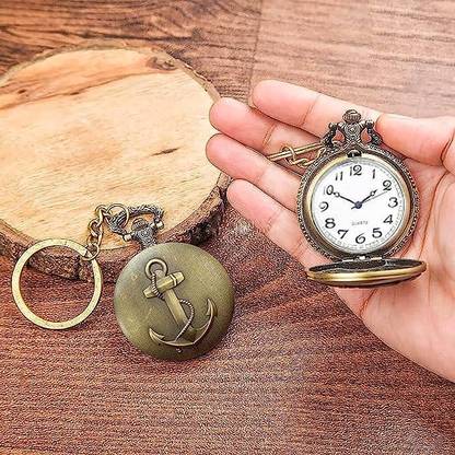 GKM LAtest Anchor Design pocket watch keychain for men & woman Key Chain