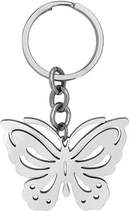 M Men Style Valentine Gift Butterfly Keyring Spring Summer Keychain LCK970 Key Chain