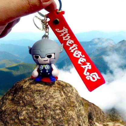 SSApplianes Miniature Chibi Thor Keychain – The God of Thunder in Pocket-Sized Style Key Chain