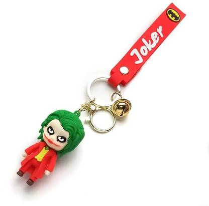 GKM Joker Keychain with Loop and Hook Key Chain Bag/Hanging Keyring (Type 4) Key Chain