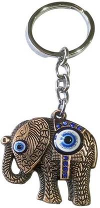 Prozin Elephant Shape Evil Eye Key Chain