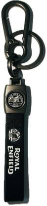 SHRI JI Premium Leather Patti Royal Enfield Keychain Key Chain
