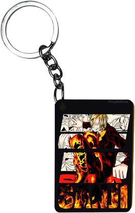 PurpleBees juju tsu Kai-sen Rectangle Shape Keychain - Stylish Accessory for Anime Fans A47 Key Chain