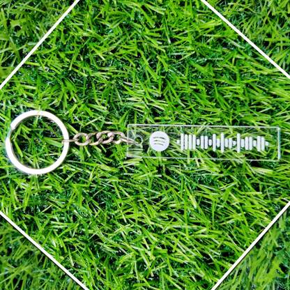 Party Gift Spotify Acrylic Keychain with Spotify Song Code Keyring Key Chain