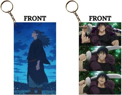 Hariyaali Enterprises LLP GETO IS FRIEND X TOJI MULTI IMAGES Unique Style 2 pcs Combo Key Chain