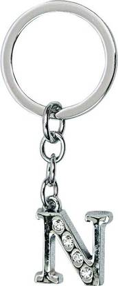 Atyourdoor Metal Keychain Alphabet Letter 'N' Key Chain