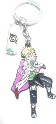 Jainjon Anime Character Naruto Keychain With Leaf Symbol Key Chain
