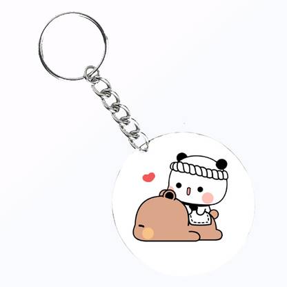 Shubham designer gallery Babu and Dadu circular key chain 11 - 01 Key Chain