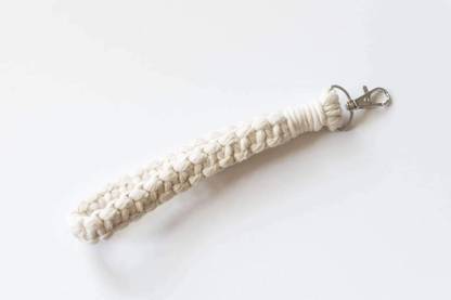 estilo flem WHITE_MACRAME Key Chain