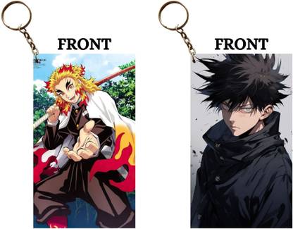 Hariyaali Enterprises LLP RENGOKU TAKE MY HAND X MEGUMI A LITTLE ANGRY Unique Style 2 pcs Combo Key Chain