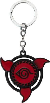 RainSound Konoha leaf Village Symbol Naruto anime Spinning Key Chain