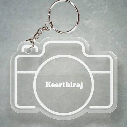 SY Gifts 1 Keerthiraj Name Keychain With Camera Design Key Chain
