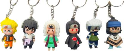 Newview Naruto 3D Action Figure Keychain Naruto Anime Character keychain Key Chain