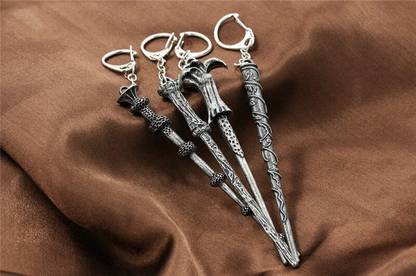 MAG BEE Magic Wand 4 Pcs Set Magic Wands Stick With Keychain Key Chain