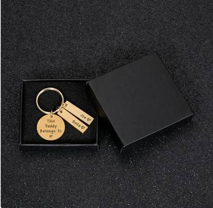 Luxury Brings Daddy Keyring,Personalized This Daddy Belongs to Keychain Key Chain