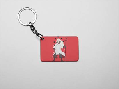 FOKAT Madara Uchiha Naruto Printed Wood Keychain, Hard Quality Closer For Scooty, Bike Key Chain